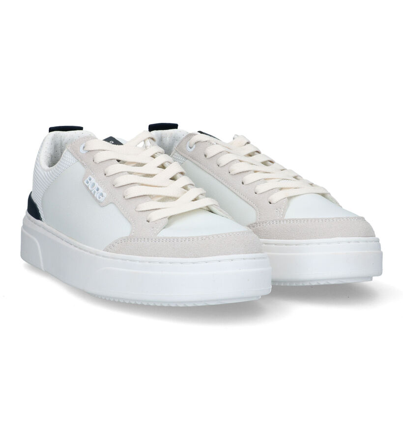 Björn Borg Witte Sneakers voor heren (320604) - geschikt voor steunzolen