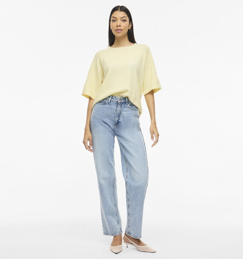 Vila Liga Knit Lichtgele Trui voor dames (368059)