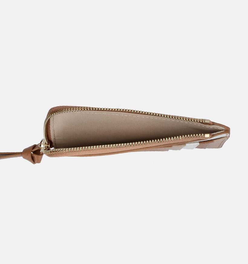 Crinkles Bruine Kaartenhouder voor dames (358519)