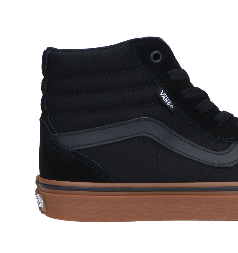 Vans Filmore Hi Baskets de skate en Bleu pour hommes (337030)