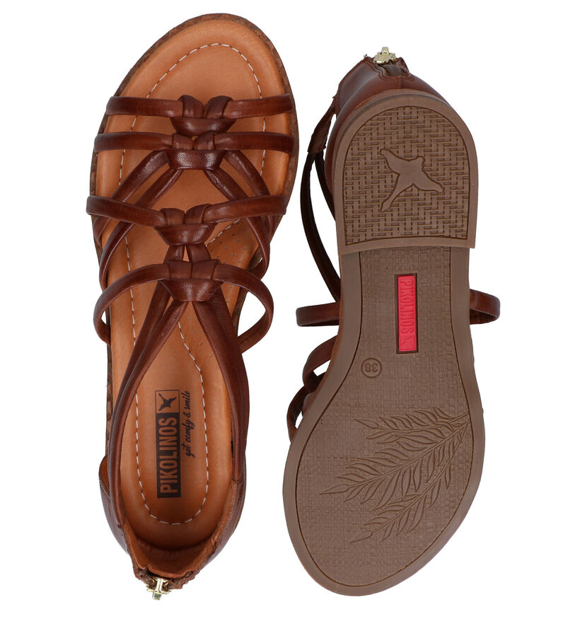 Pikolinos Algar Cognac Sandalen in leer (289113)