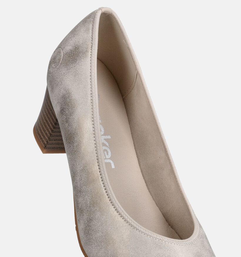 Rieker Goudkleurige Pumps voor dames (370668)