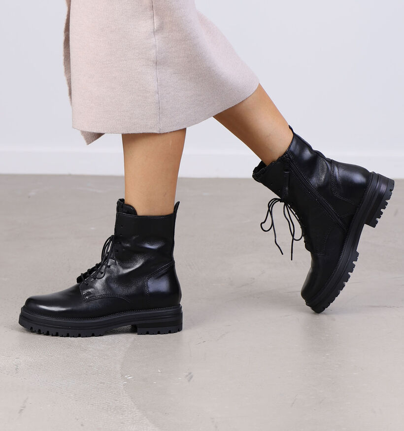 Mjus Boots à lacets en Noir pour femmes (297883)