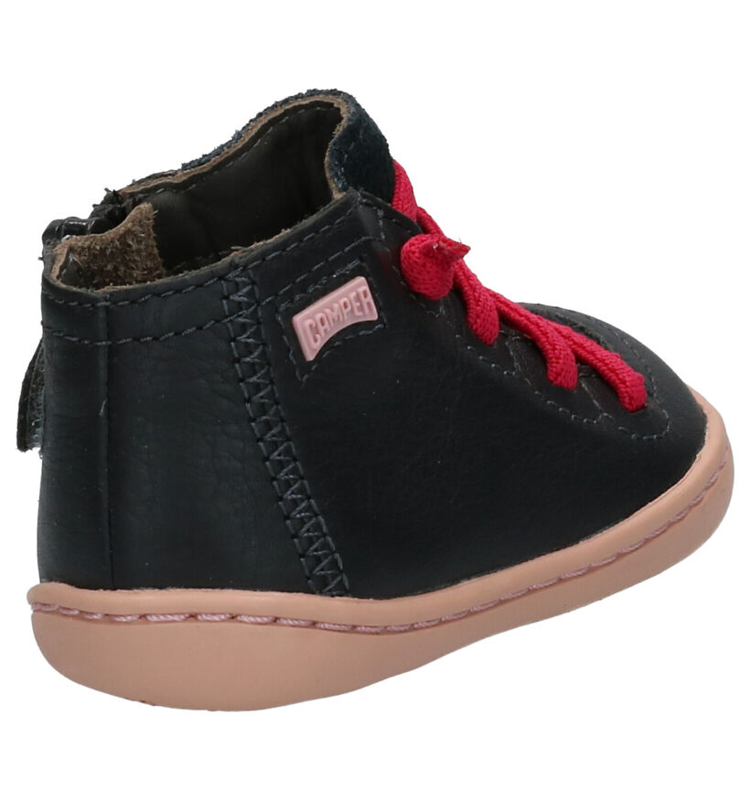 Camper Grijze Hoge Schoenen in leer (259029)