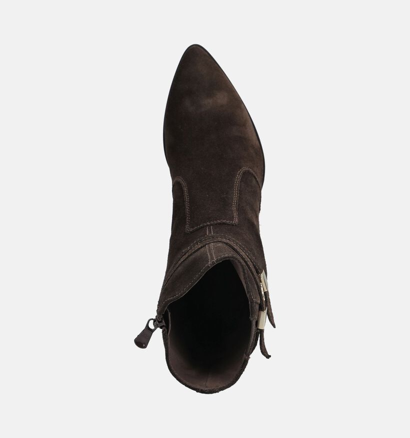 NeroGiardini Bottines en Brun fonc&eacute; pour femmes (379406)