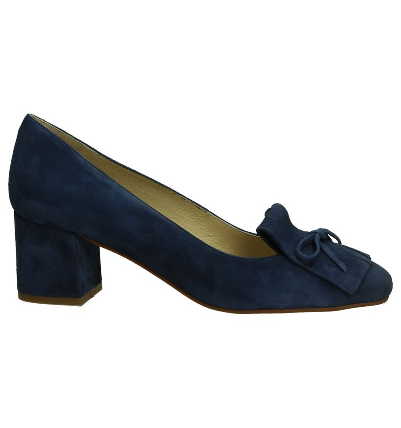 Élysèss Escarpins classique en Bleu foncé en daim (198294)