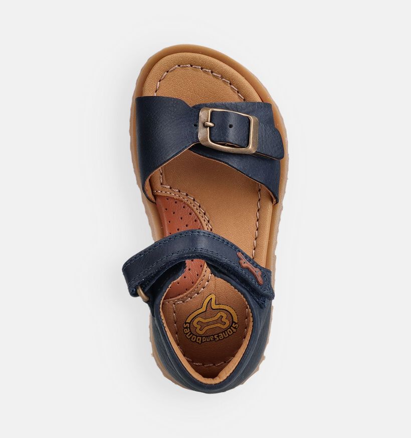STONES and BONES Luck Donkerblauwe Sandalen voor jongens (369645)