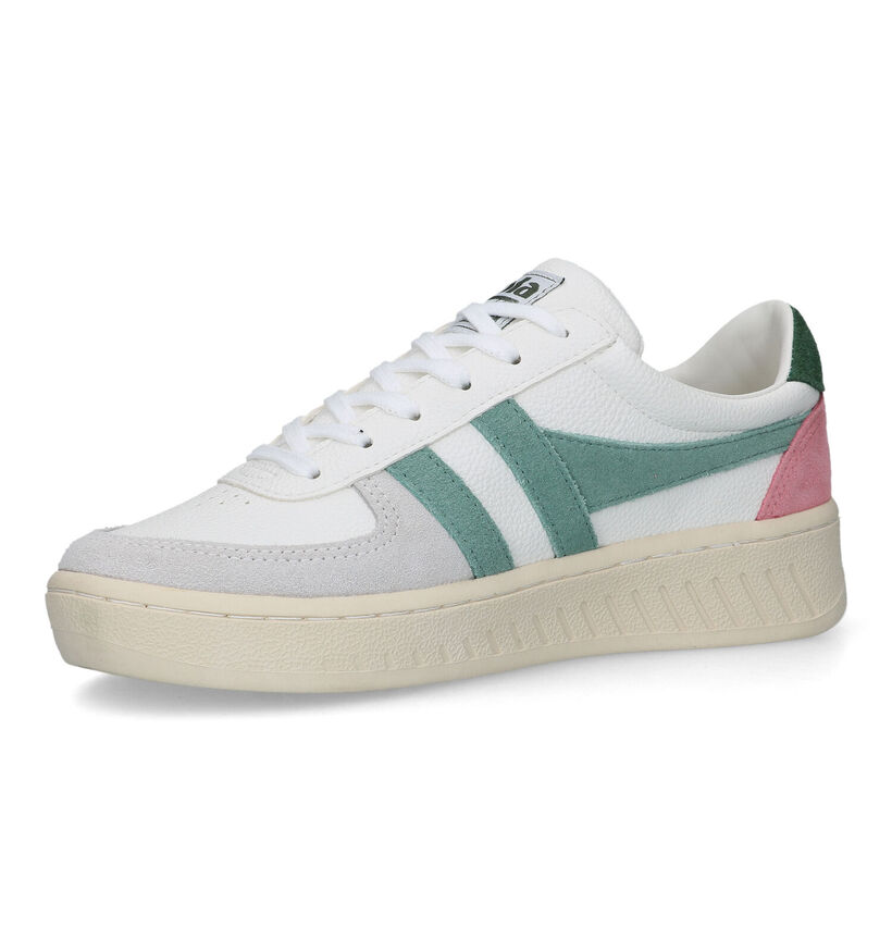 Gola Grandslam Trident Witte Sneakers voor dames (336374) - geschikt voor steunzolen