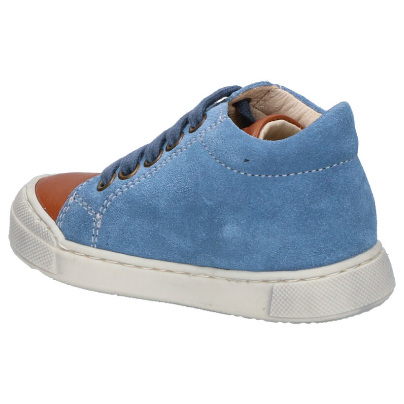 Falcotto Gazer Blauwe Hoge Schoentjes in nubuck (275679)