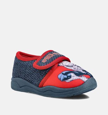 Spiderman Pantoufles Bleu