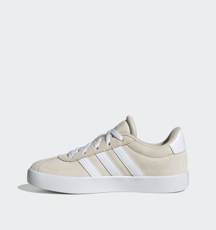 adidas VL Court 3.0 Ecru Sneakers voor meisjes, jongens (357441) - geschikt voor steunzolen