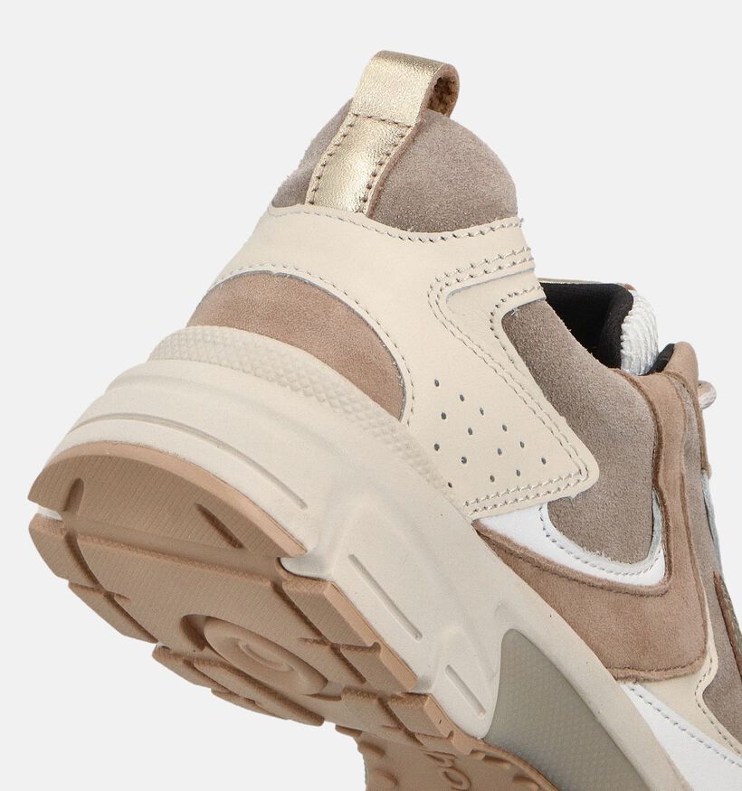 Gabor Donkerbeige Sneakers voor dames (363123) - geschikt voor steunzolen