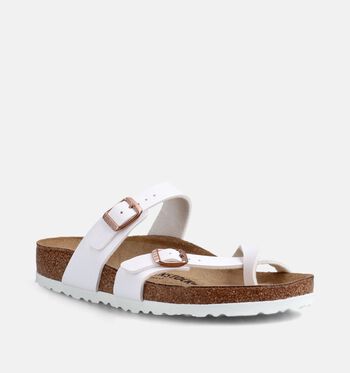 Birkenstock Mayari Nu-pieds Black/White/Sandcastle/Graceful Taupe/Copper