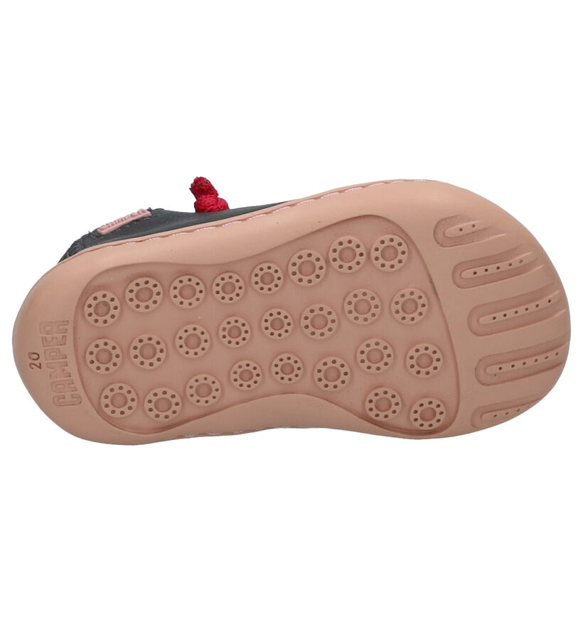 Camper Grijze Hoge Schoenen in leer (259029)