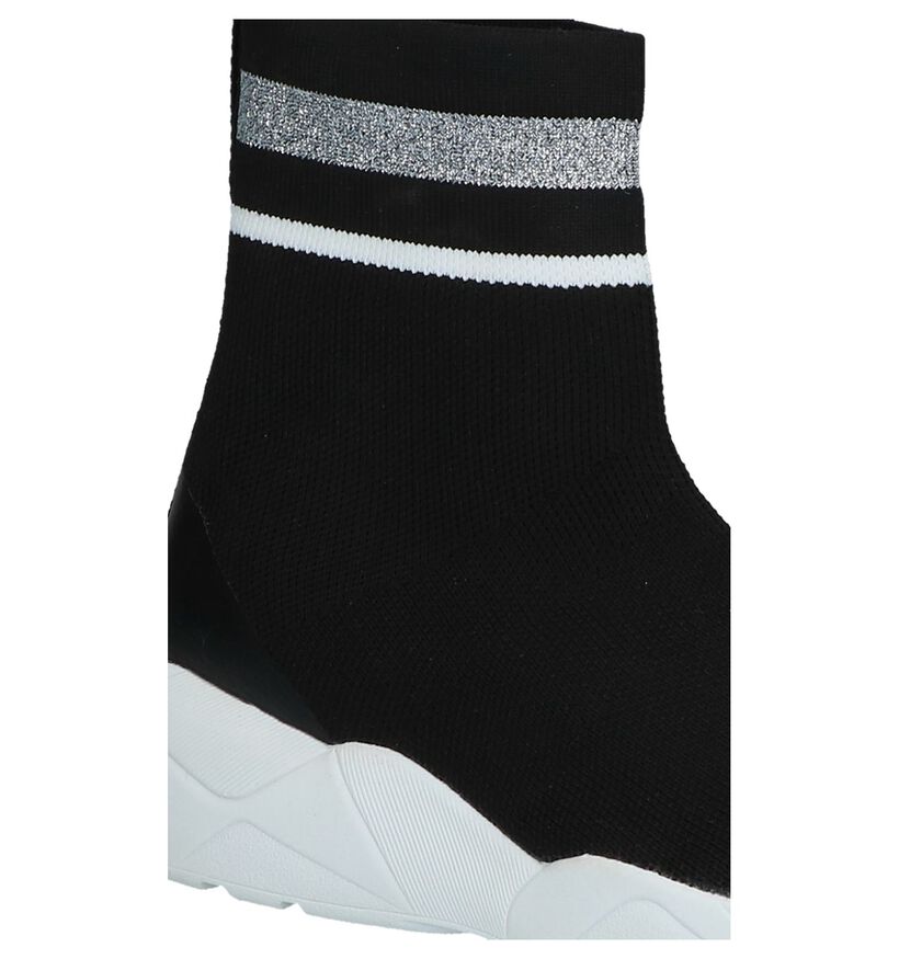 Youh! Slip-ons en Noir en textile (230423)