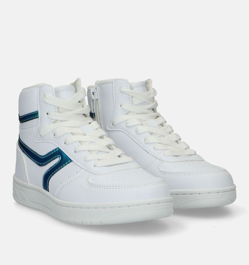 CEMI Witte Hoge sneakers voor jongens, meisjes (330919)