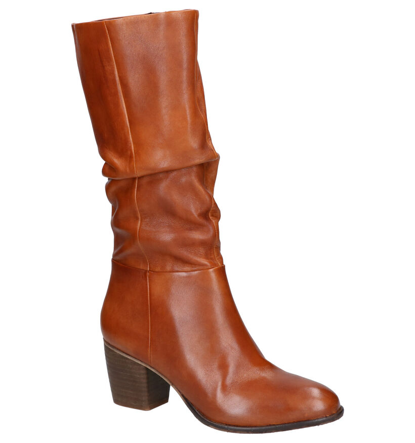 SPM Cognac Laarzen in leer (256088)