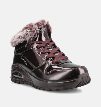 Skechers Memory Foam Mid Boots Bordeaux