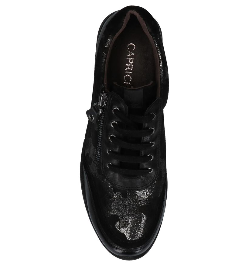 Caprice Chaussures à lacets en Noir en cuir (222624)