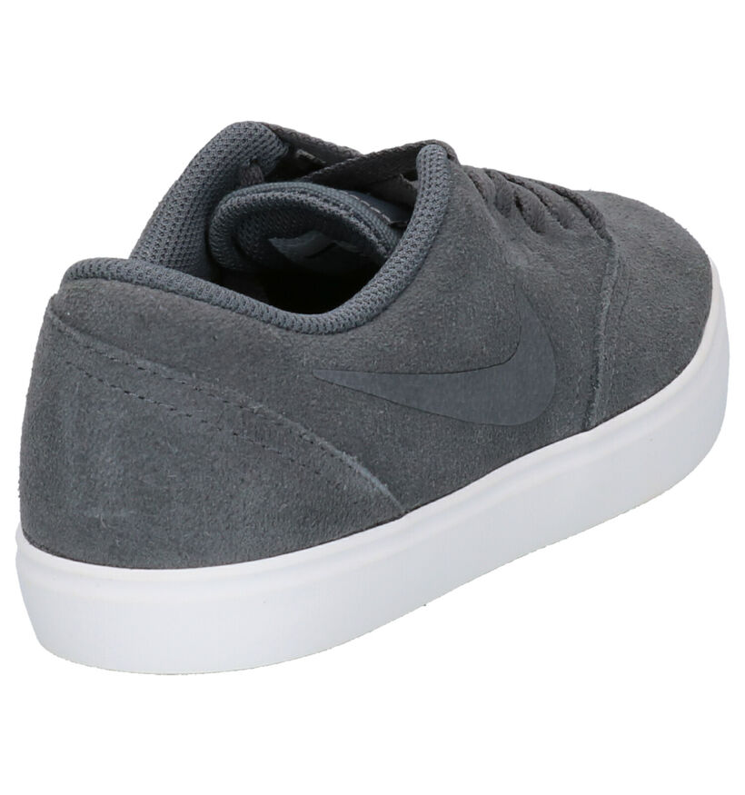 Nike SB Check Baskets en Noir en daim (254083)