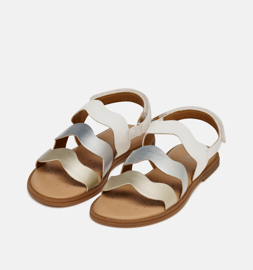 Geox Karly Sandales en Blanc pour filles (370122)