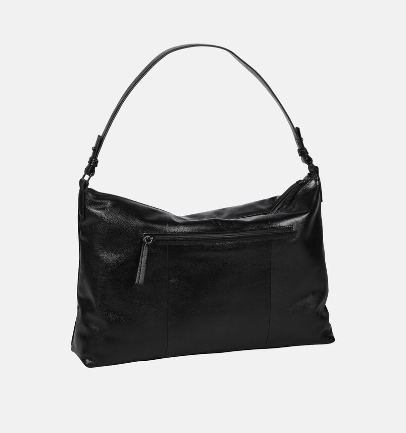 Burkely Creased Crystal Zwarte Schoudertas voor dames (363077)