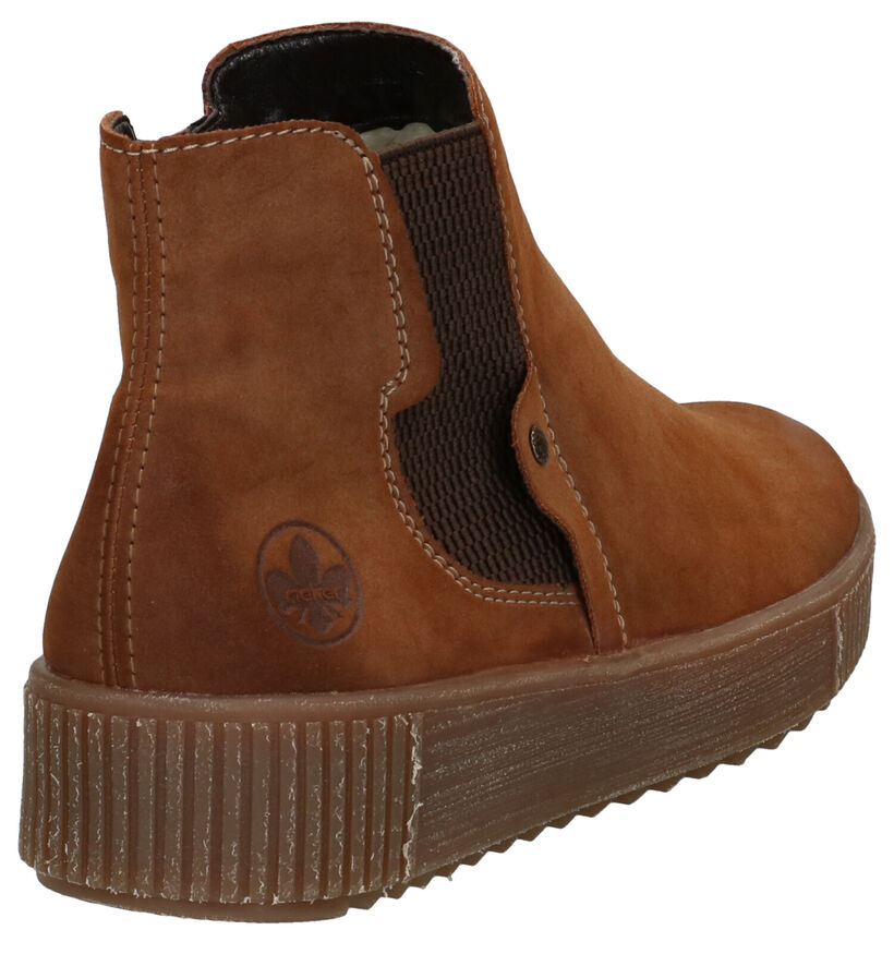 Rieker Chaussures confort en Cognac en nubuck (297942)