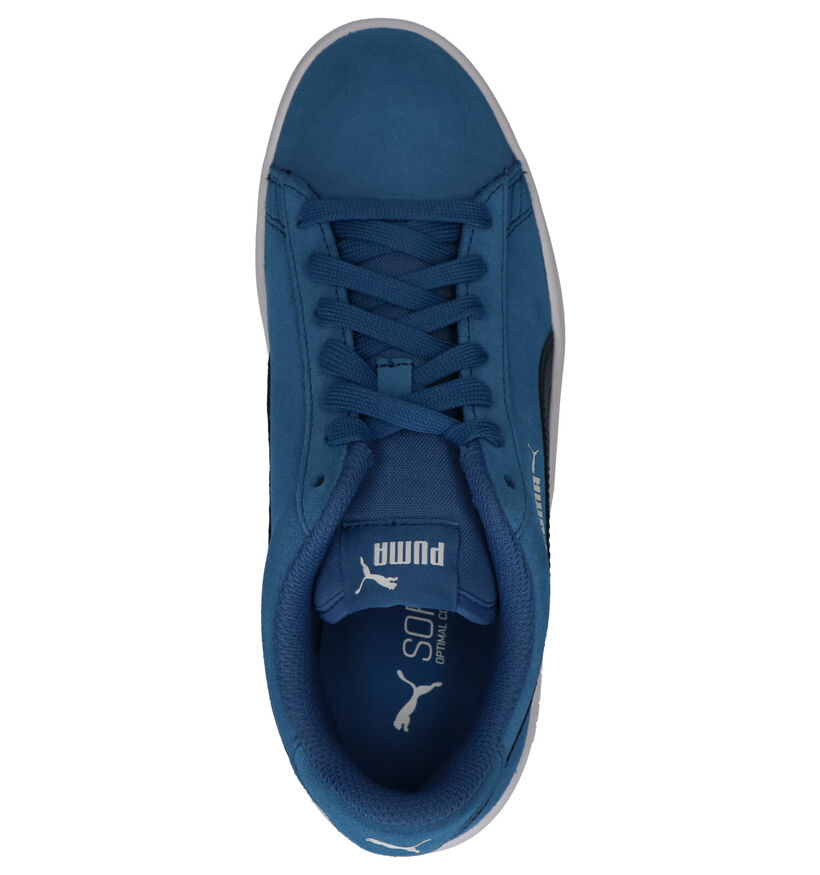 Puma Smash Baskets en Bleu en daim (293447)