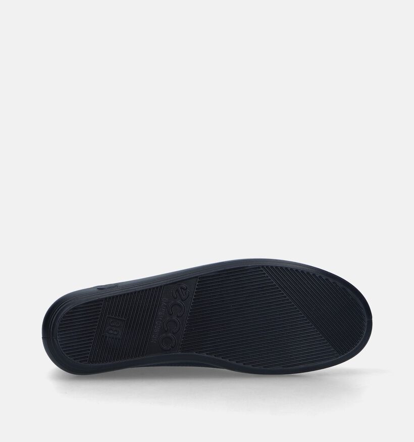 Ecco Soft 2.0 Chaussures à Lacets en Noir pour femmes (270019) - pour semelles orthopédiques