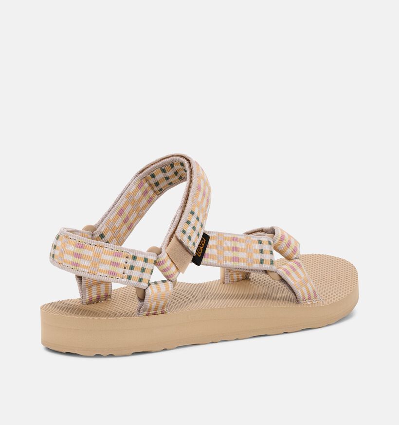 Teva Original Universal Sandales plates en Taupe pour femmes (354697)