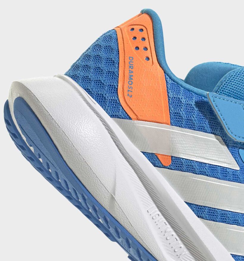 adidas Duramo SL2 Blauwe/Oranje Sneakers voor jongens (372825) - geschikt voor steunzolen