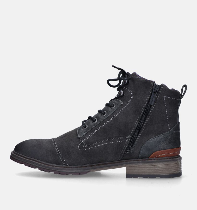 Mustang Boots à lacets en Gris pour hommes (329594)