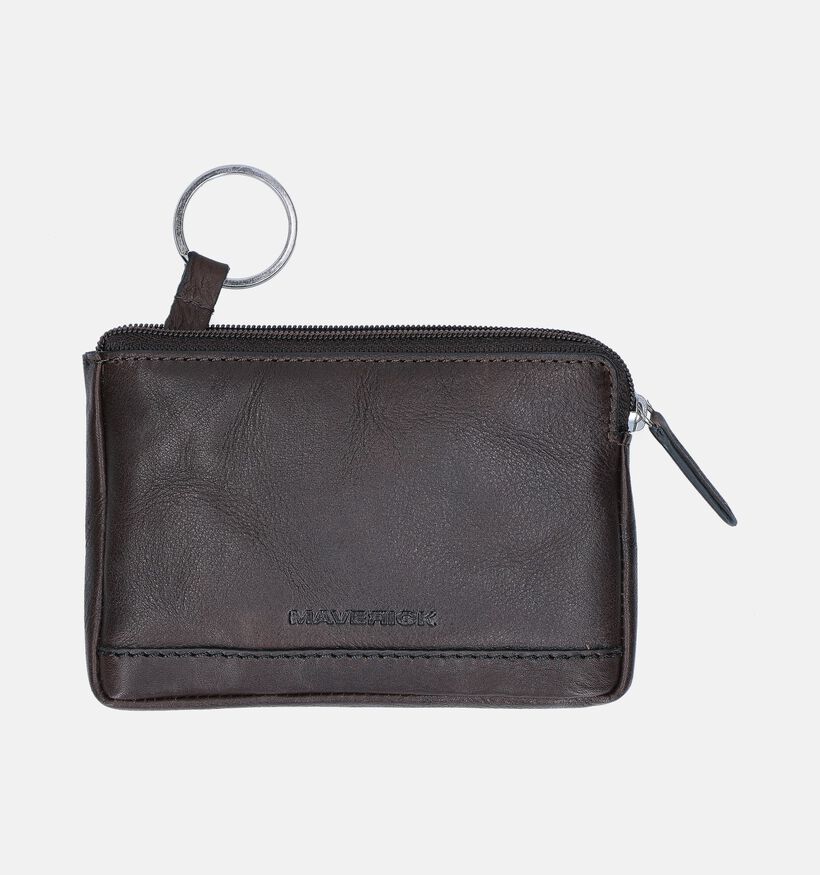 Maverick Bruine Ritsportemonnee voor heren (374905)