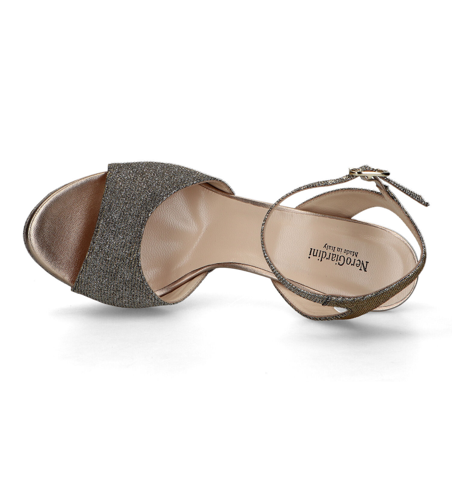 NeroGiardini Gouden Sandalen Dames Sandalen Online op TORFS.BE