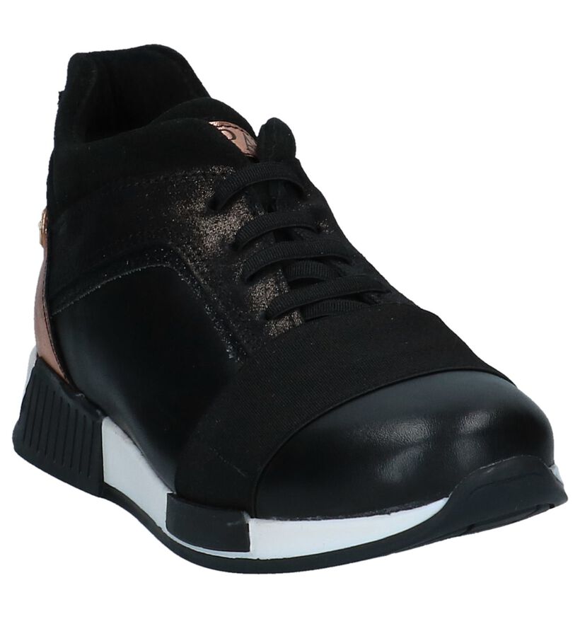 Zwarte Sneakers Scapa in leer (235867)