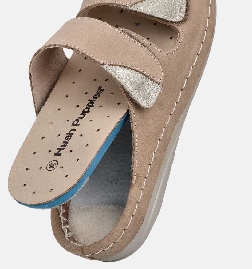 Hush Puppies Mica Nu-pieds &agrave; talons en Blanc pour femmes (370583)