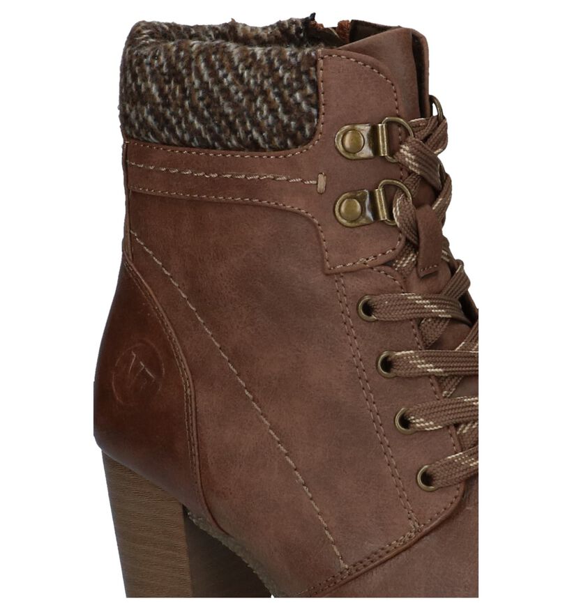 Marco Tozzi Bottillons en Marron en imitation cuir (226350)