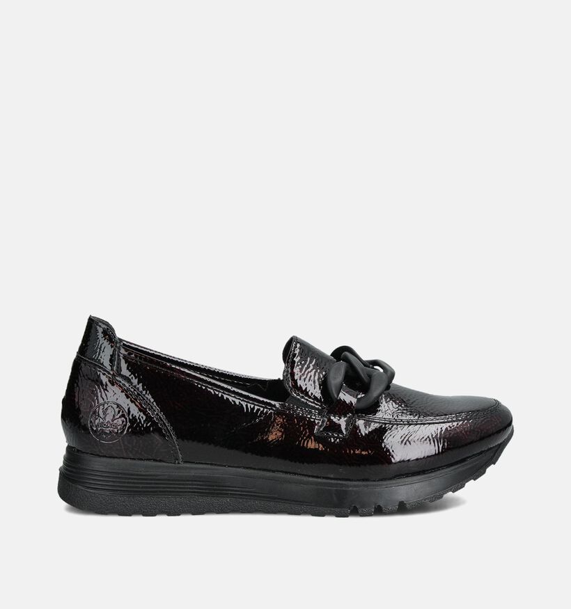 Rieker Bordeaux Mocassins voor dames (360486) - geschikt voor steunzolen