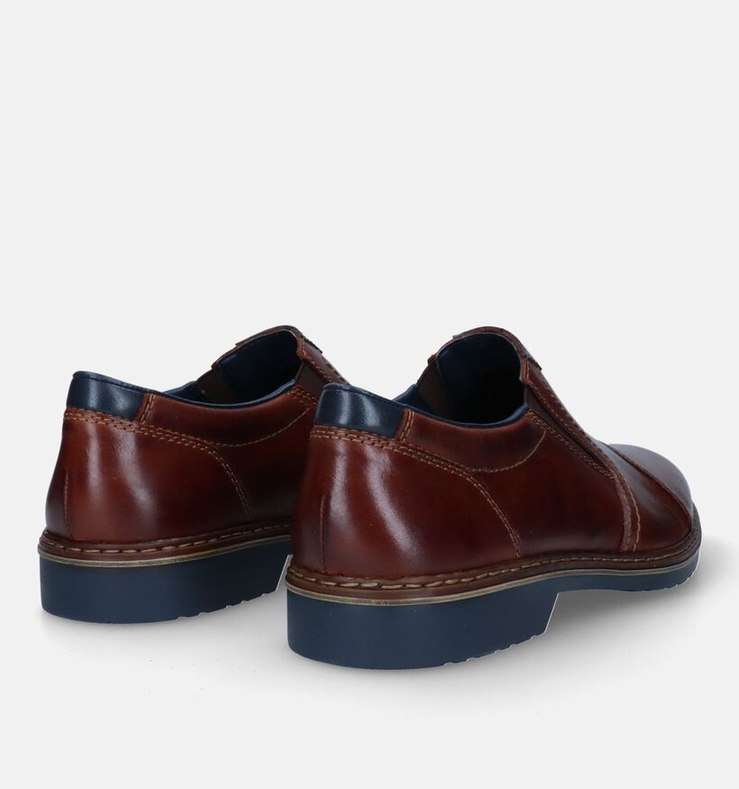 Rieker Chaussures à enfiler en Cognac pour hommes (331764)