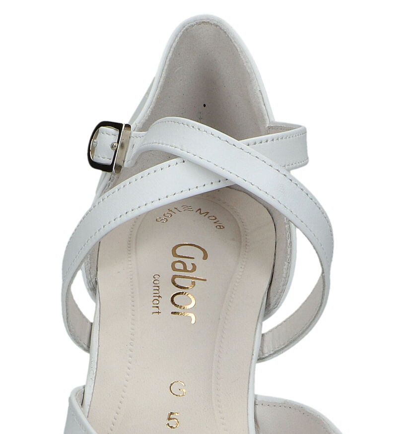 Gabor Soft Move Escarpins en Blanc pour femmes (329032)