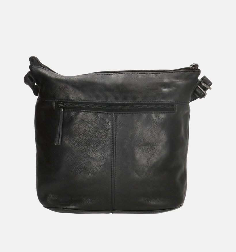 Hide & Stitches Zwarte Crossbodytas voor dames (366007)