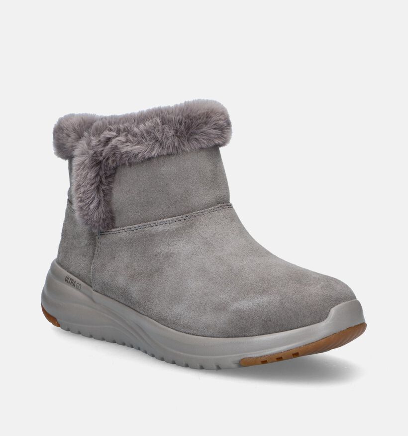 Skechers On-The-Go Stellar Cozy Step Taupe Boots voor dames (345180)