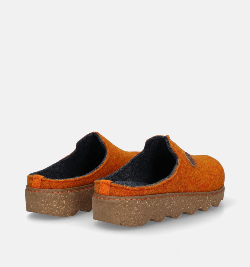Rohde Foggia Oranje Pantoffels voor steunzolen voor dames (349319) - geschikt voor steunzolen