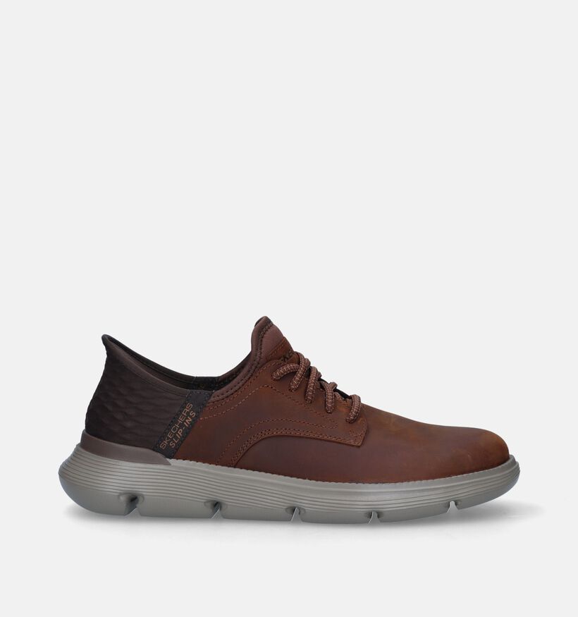 Skechers Garza Gervin Cognac Slip-Ins voor heren (345193)
