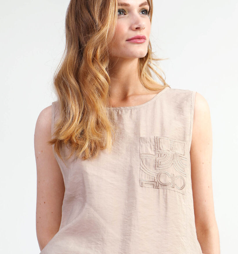 comma casual identity Blouse en Beige (334428)