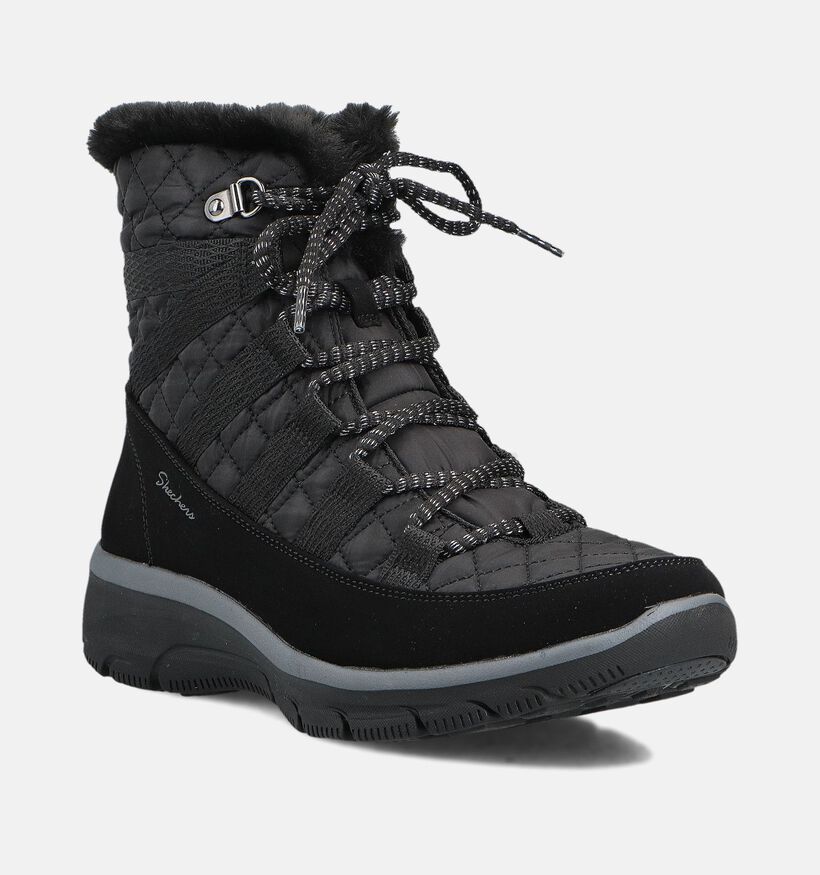 Skechers Easy Going Moro Street Chaussures de neige en Noir pour femmes (360919)