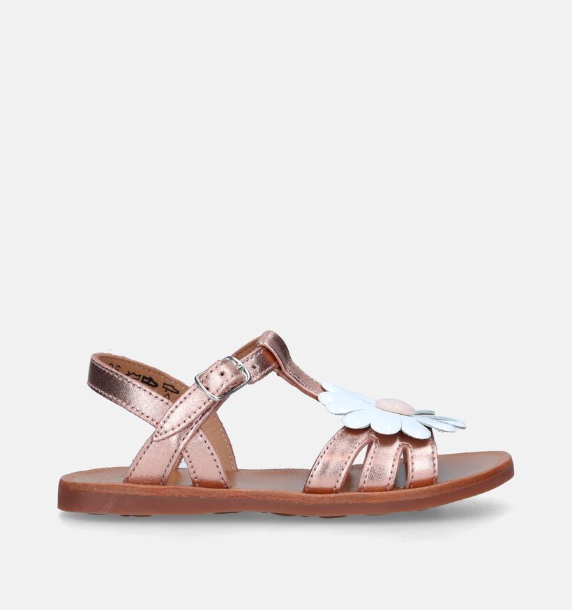 Pom d'Api Plagette Flo Rose gold Sandalen voor meisjes (338005)