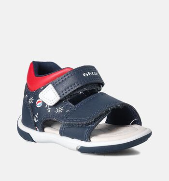 Geox Respira Babyschoenen Blauw/Groen