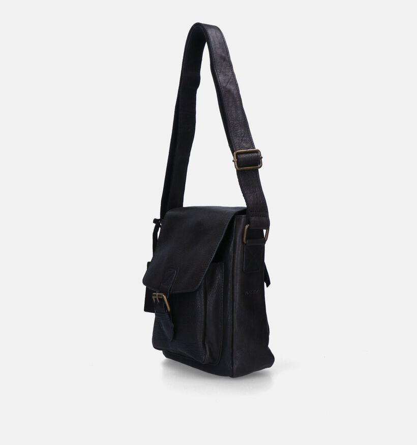 Burkely Ranger Sac à bandoulière en Noir pour hommes (333855)