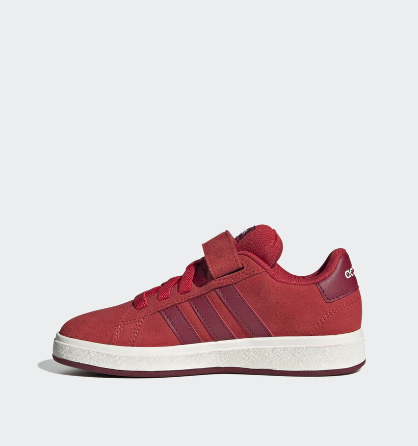 adidas Grand Court 00s Rode Lage Sneakers voor jongens, meisjes (366064) - geschikt voor steunzolen